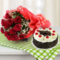 Cake & Roses Delight