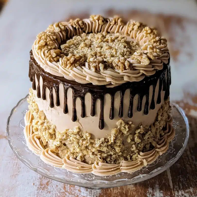 Coffee Walnut Cake Falettis Hotel
