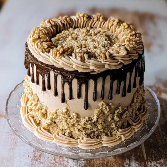 Coffee Walnut Cake Falettis Hotel