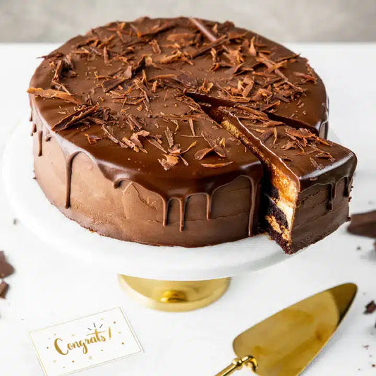 Triple-Layer Chocolate Cake (3.1 lbs) – Lals Bakery