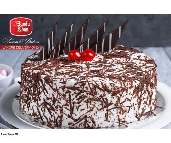 Black Forest Cake – Bundu Khan (2 lbs) - Pak Gifts Store