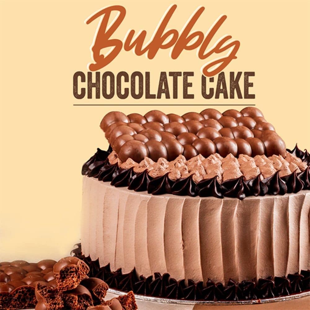Bubbly Chocolate Cake – Bread & Beyonds (3 lbs) - Pak Gifts Store
