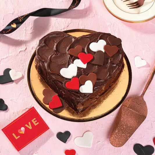 Chocolate Heart Cake (2 lbs) – Lals Bakery - Pak Gifts Store