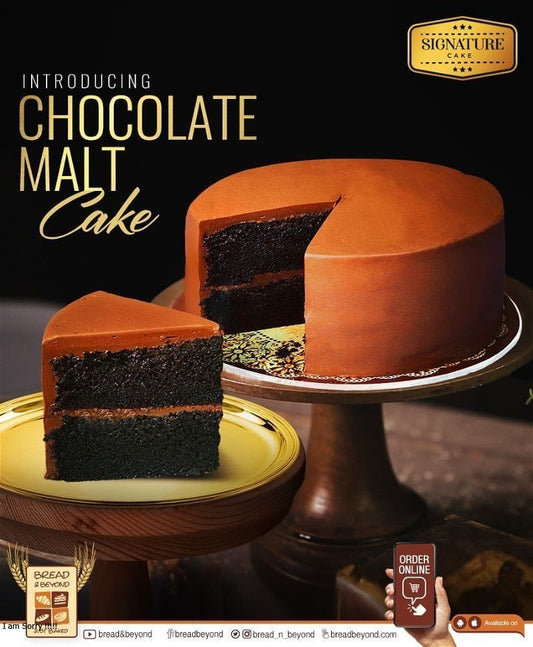 Malt Chocolate Cake – Bread & Beyonds (3 lbs) - Pak Gifts Store