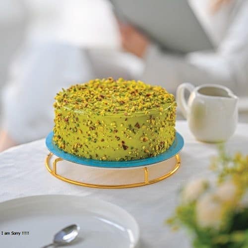Pistachio Cake – Layer’s (2.5 lbs) - Pak Gifts Store